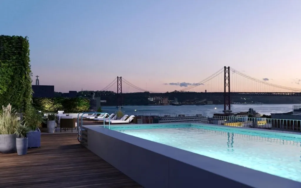 Piscine - Luxury Apartment with Rooftop Pool in Lisbon