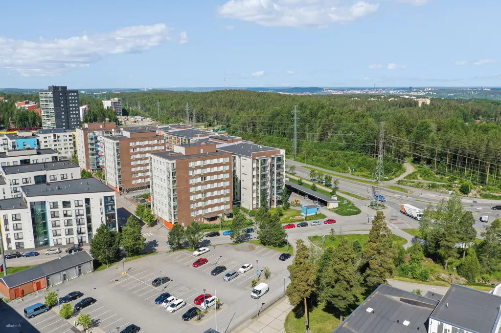 Vue aérienne - Two-Room Flat with Private Sauna in Hervanta