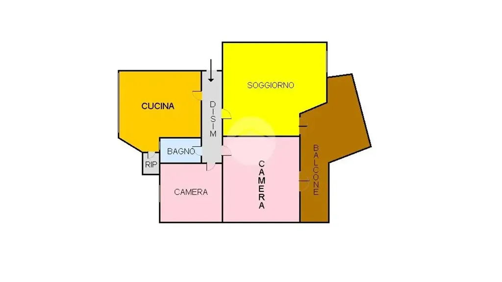 Plan - 3-Bedroom Apartment with Parking in Palermo