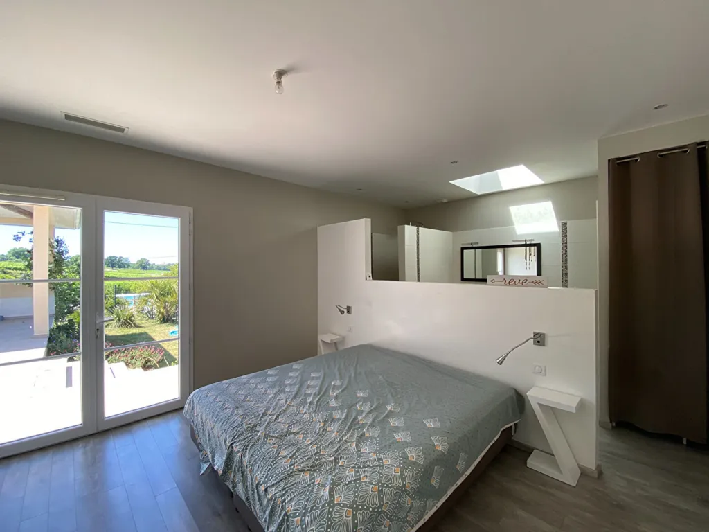 Camere da letto - Accessible House with Pool in Fronsadais