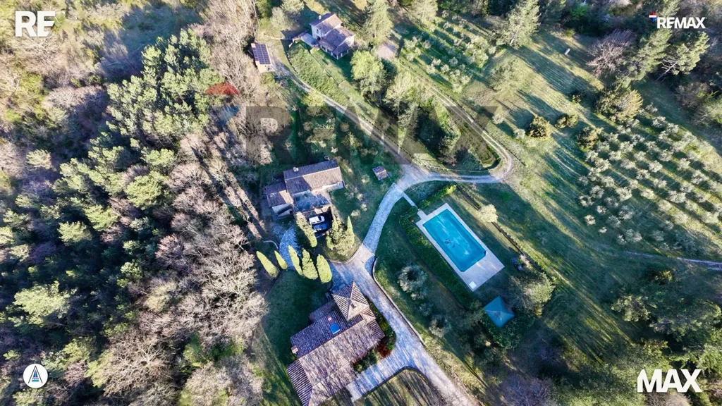 Vista aerea - Agriturismo with Pool in Chiusi della Verna