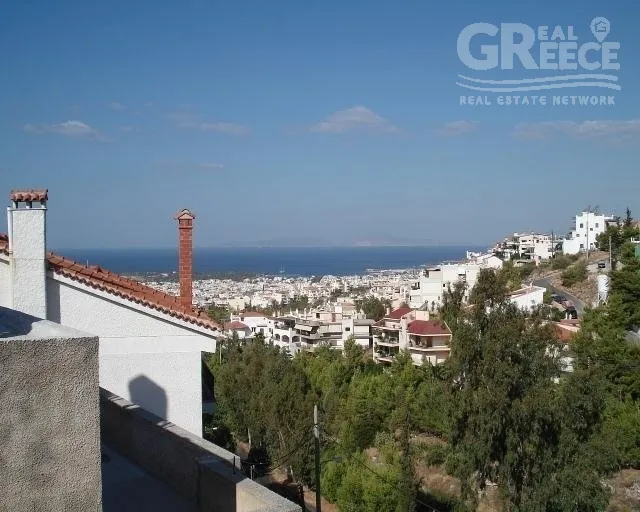 Balcon - Corner Penthouse with Sea View in Voula