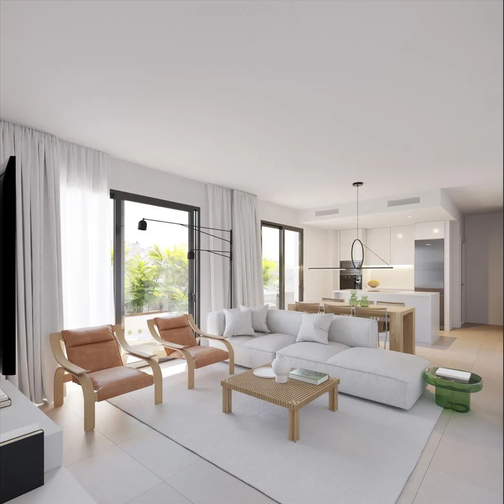 New Brick Apartment with Private Pool in Las Lagunas