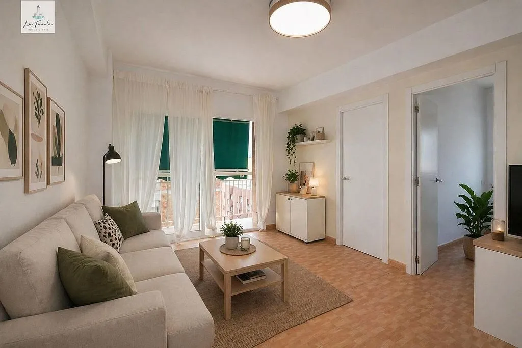Séjour - 3-Bedroom Apartment with Terrace in Huelin