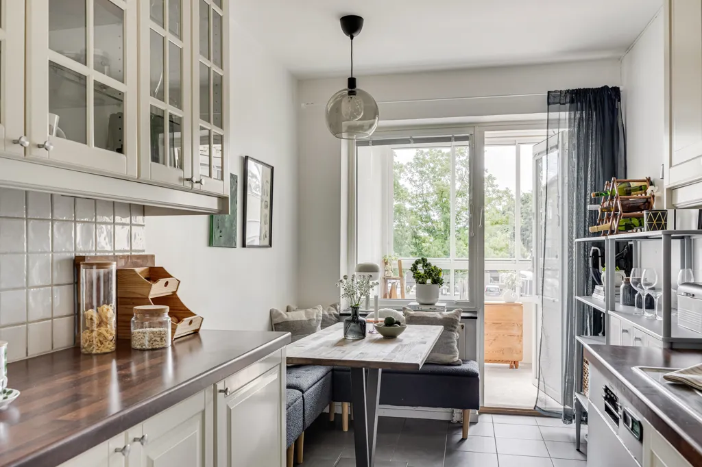 Cucina - Corner Apartment with South-Facing Balcony in Lomma