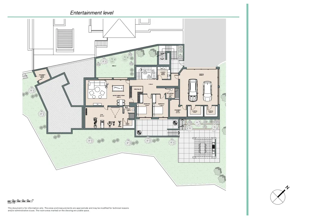 Plan - Luxury Villa with Infinity Pool in La Quinta