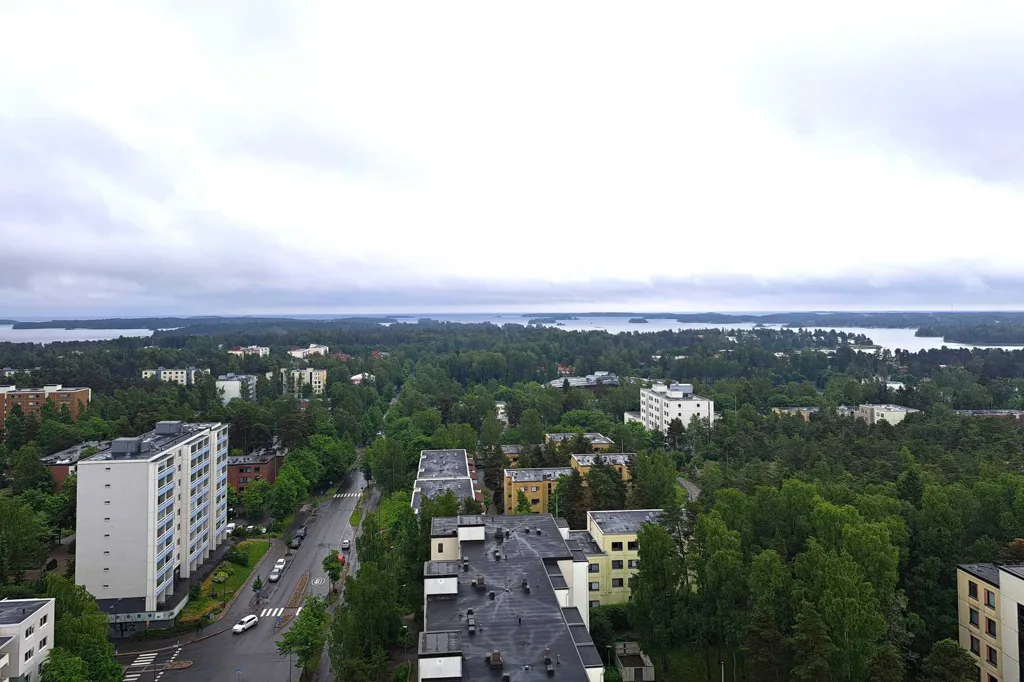 Õhuvaade - Spacious 1-Bedroom Flat with Balcony in Matinkylä