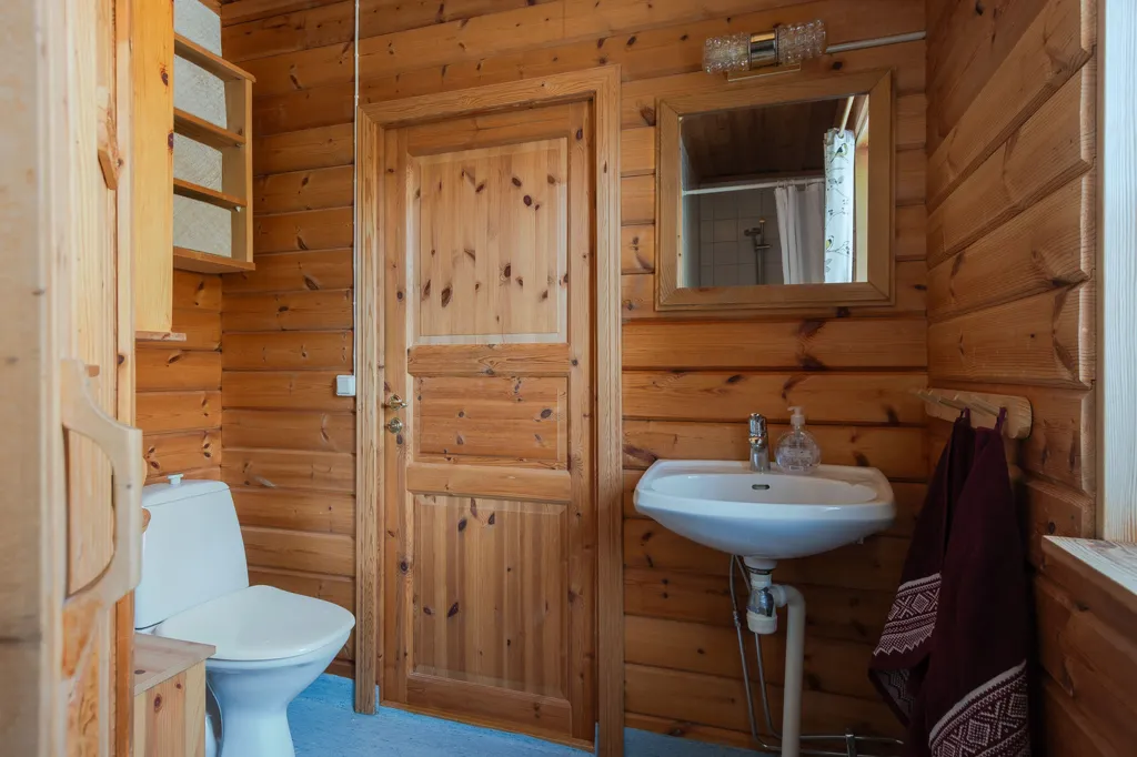 Salles de bain - Cottage with Ski Trails in Jämtland