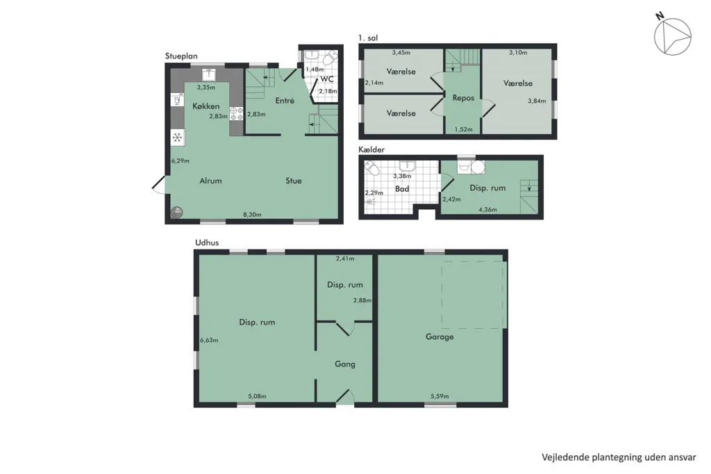 Maison 5 pièces à Nørager