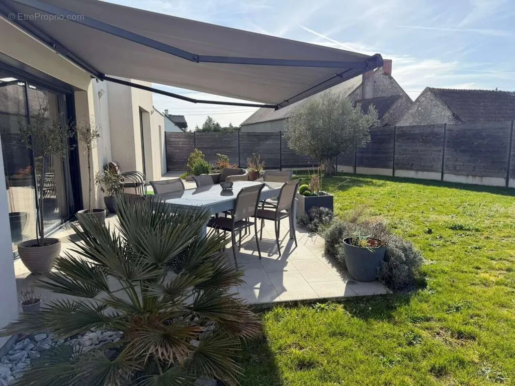 Terrasse - Maison Contemporaine avec Jardin à Olivet