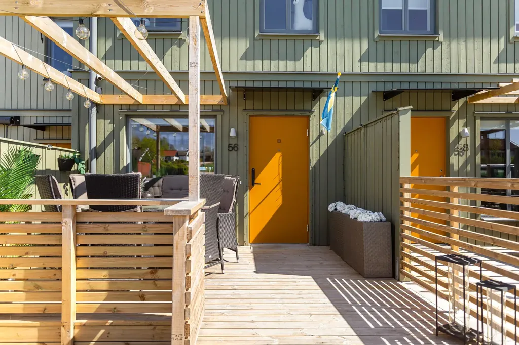 Terrasse - Modern Flat with Balcony in Båstad