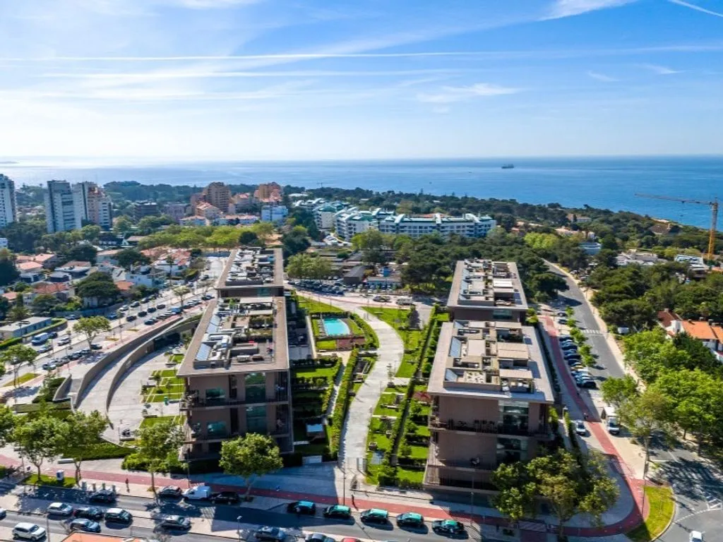 Vue aérienne - Luxury Penthouse with Ocean View in Cascais