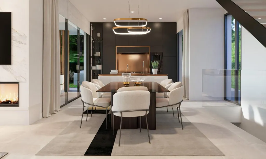 Söögituba - Contemporary Villa with Pool in Estepona