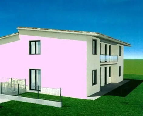 New Attico with Balcony in Mazzano