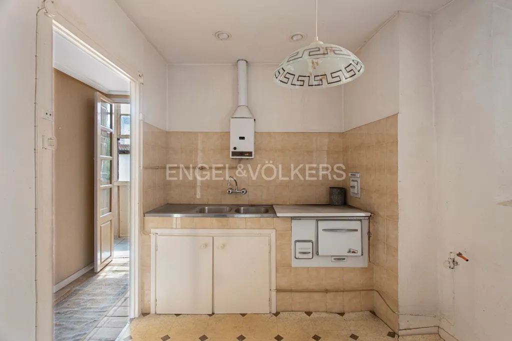 Cucina - Apartment with Balcony in Llanes Centre