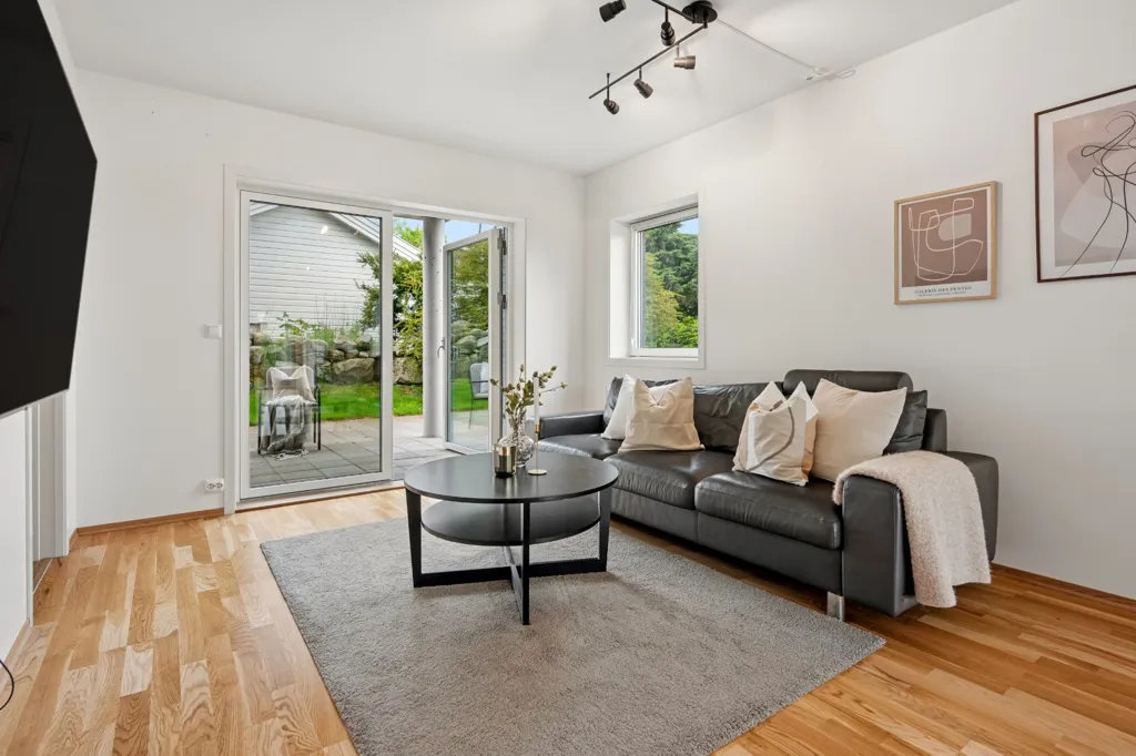 Séjour - 3-Bedroom Apartment with Balconies in Sandnes