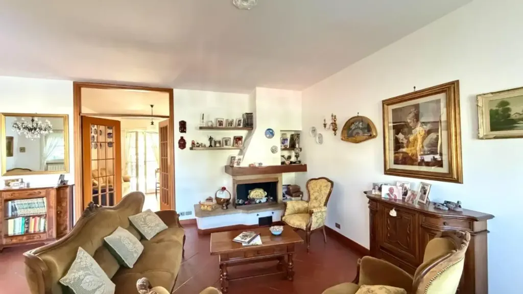 Soggiorno - Terraced Villa with Garden in Broni