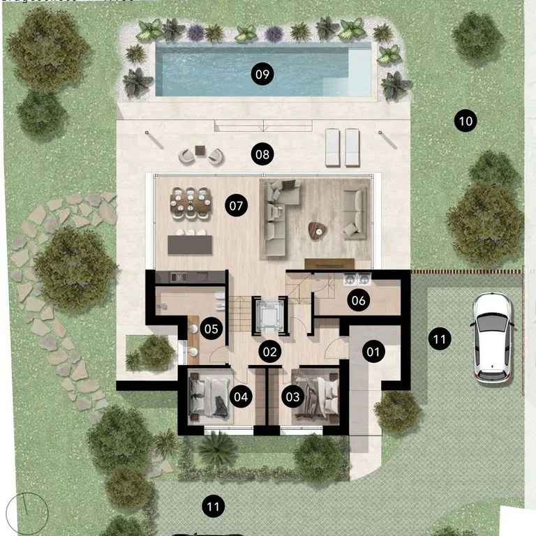 Plaan - Luxury Villa with Lake Access in Pacengo di Lazise