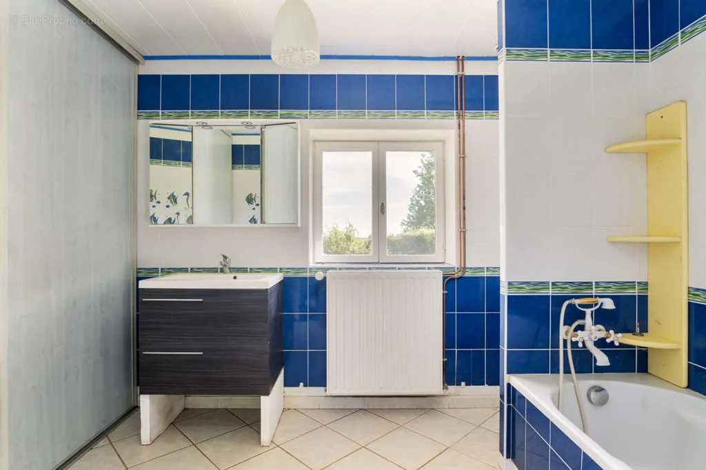 Salles de bain - Maison de campagne avec vue sur la campagne à Sancerrois