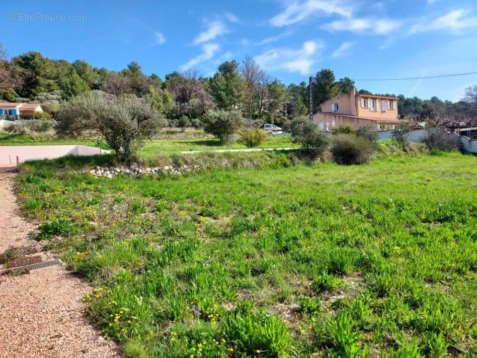 Jardin - Terrain Constructible avec Jardin à Barjols
