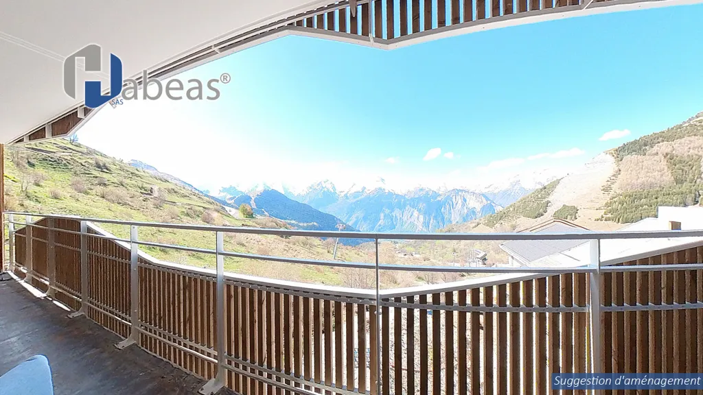 Balcone - Apartment with Balcony and Ski Locker in Alpe d'Huez