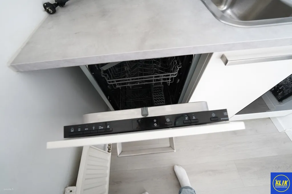 Cuisine - One-Bedroom Flat with Sauna in Pori Centre