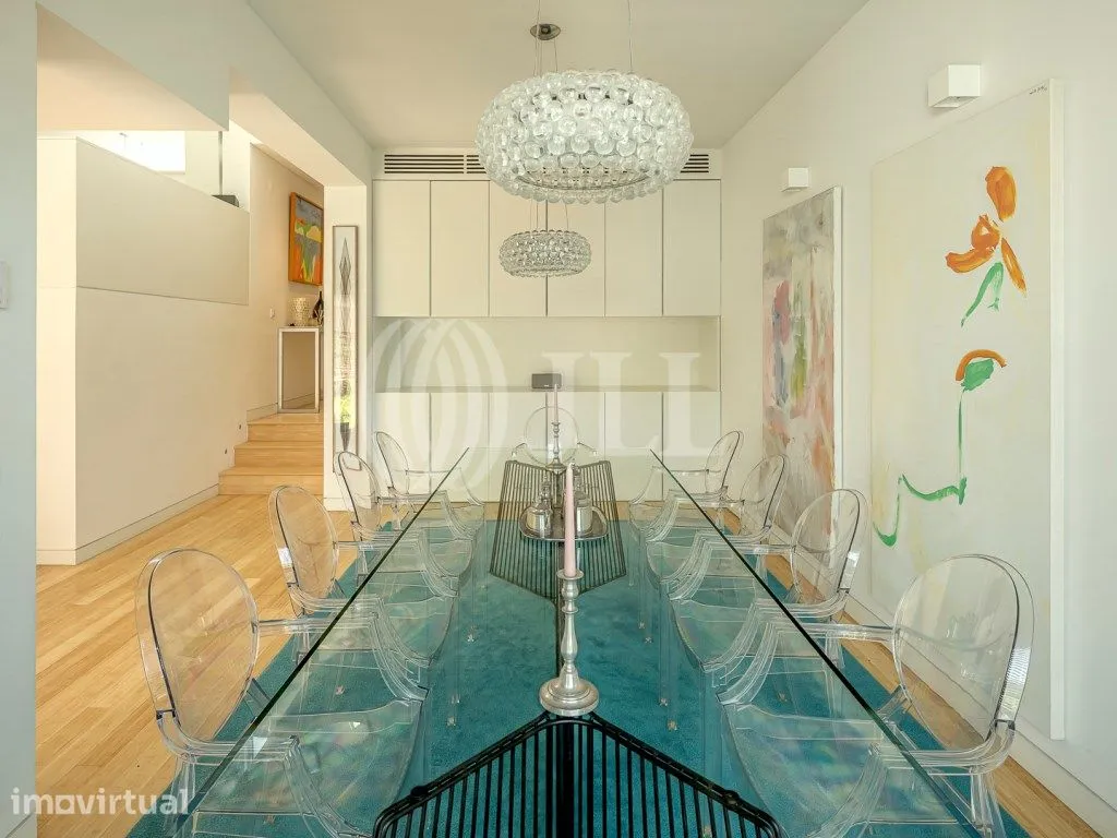 Salle à manger - Contemporary Villa with Pool in Estoril, Cascais