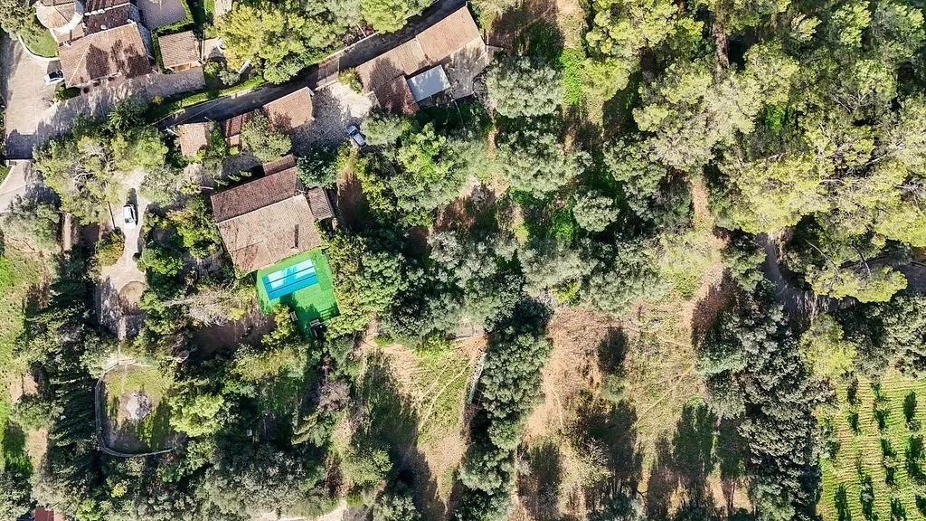 Vista aerea - Rustic Finca with Mountain Views in Inca