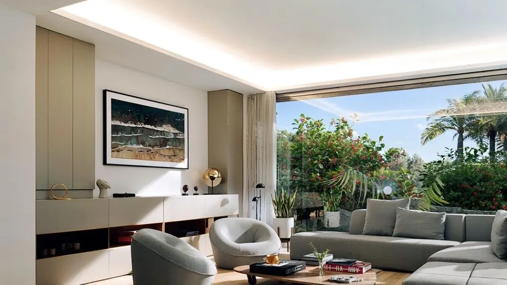 Soggiorno - Luxury Villa with Mountain Views in Marbella