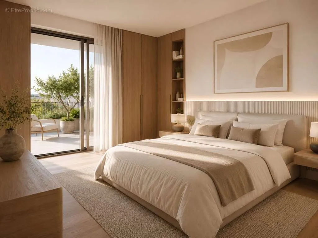 Camere da letto - 4-Piece Apartment with Terraces in Neuilly-Plaisance