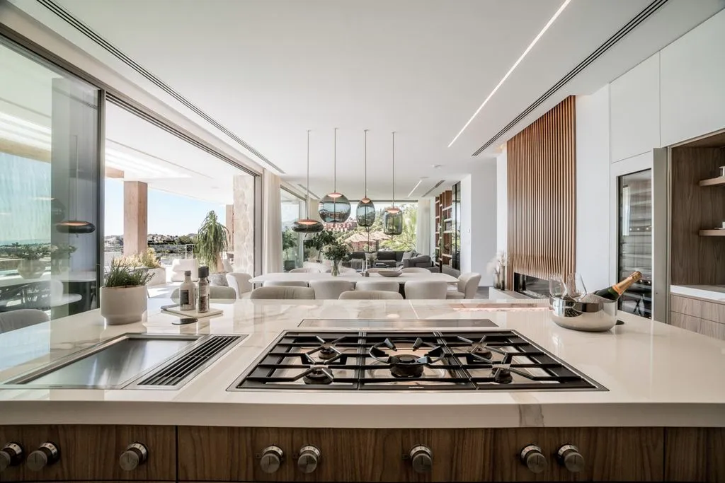 Köök - Luxury Villa with Spa in La Quinta