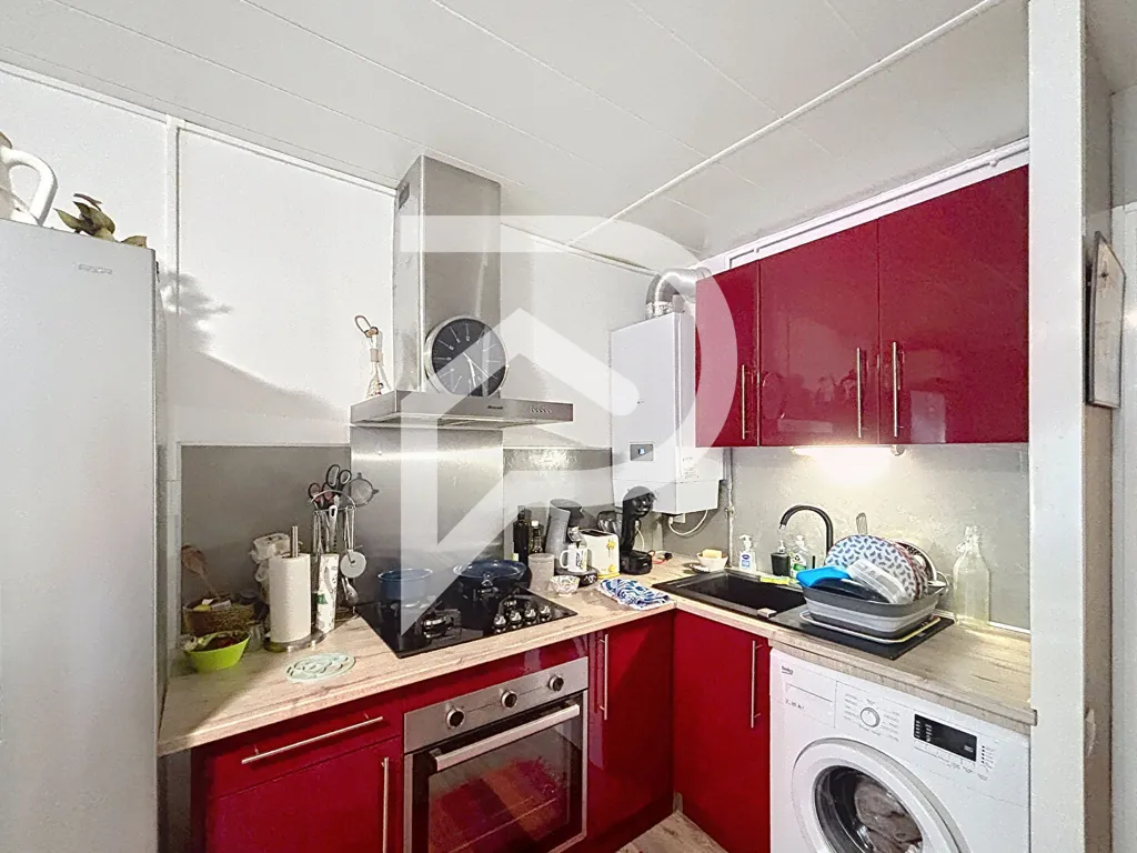Köök - 2-Bed Flat with Garden in Le Cap d'Agde