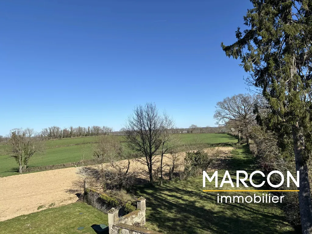 Vue aérienne - Maison à Rénover avec Jardin à Chenerailles