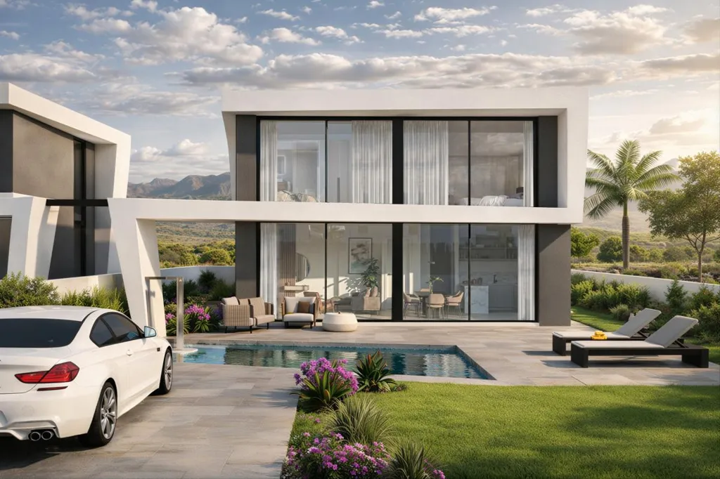 Piscine - Contemporary Villa with Pool in Gran Alacant