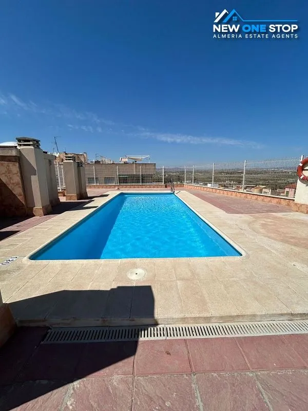 Piscine - Penthouse with Sea View and Rooftop Pool in Garrucha