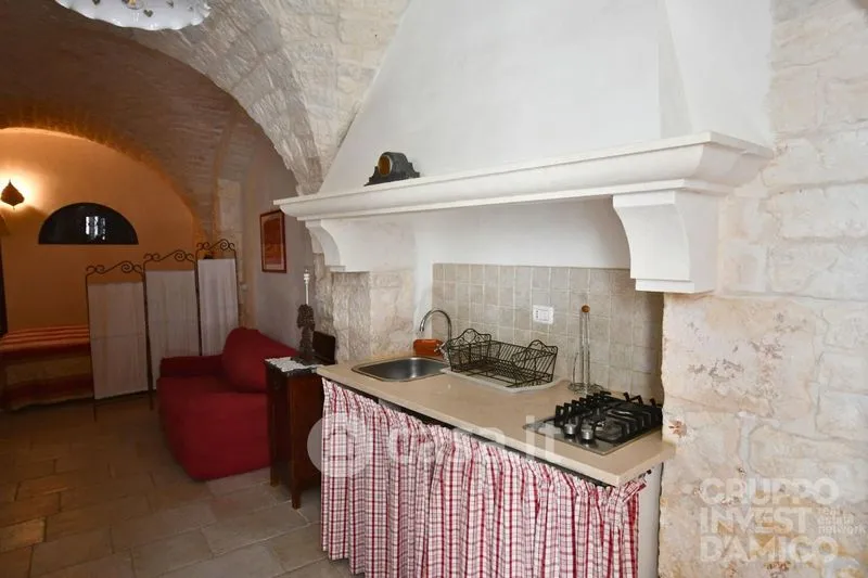 Kitchen - Historic Palazzo with Panoramic View in Cisternino