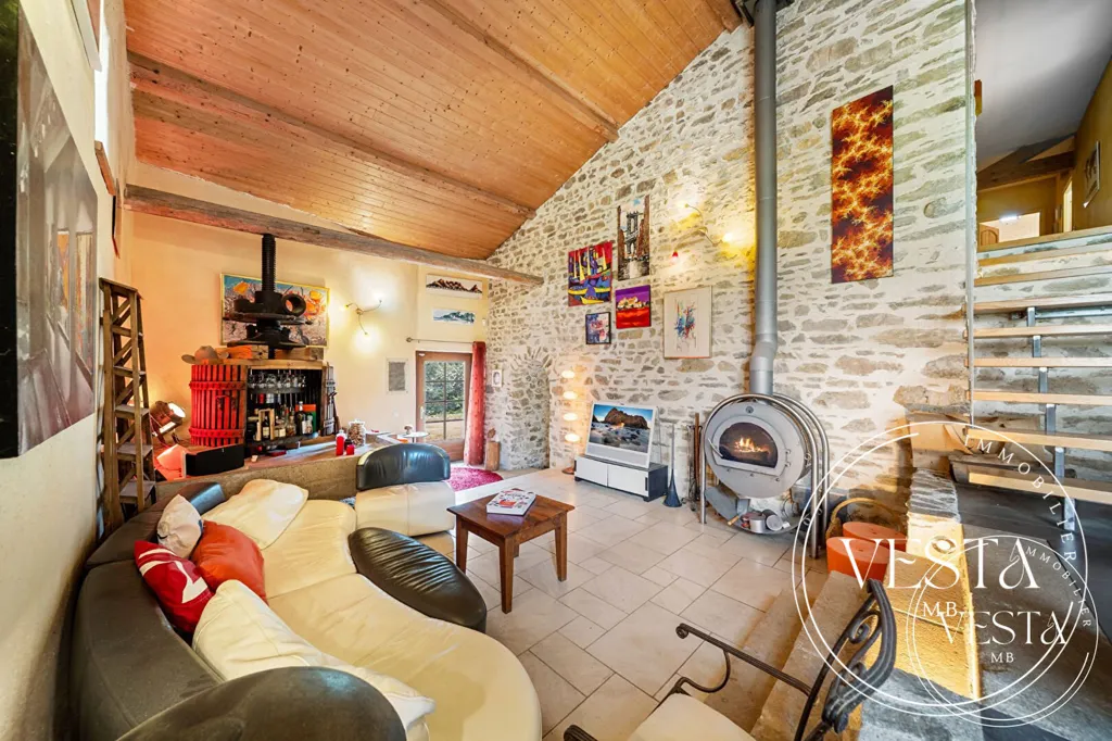 Séjour - Maison Familiale avec Piscine à Seyssuel