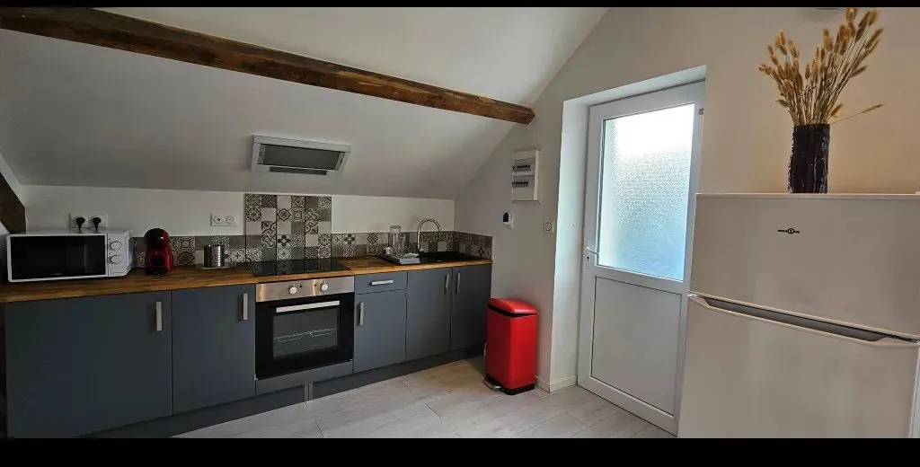 Köök - Duplex with Garden in Uzerche