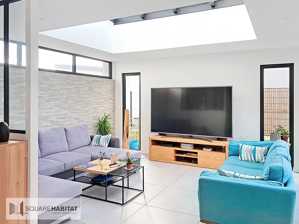 Soggiorno - Contemporary House with Jacuzzi in Langueux