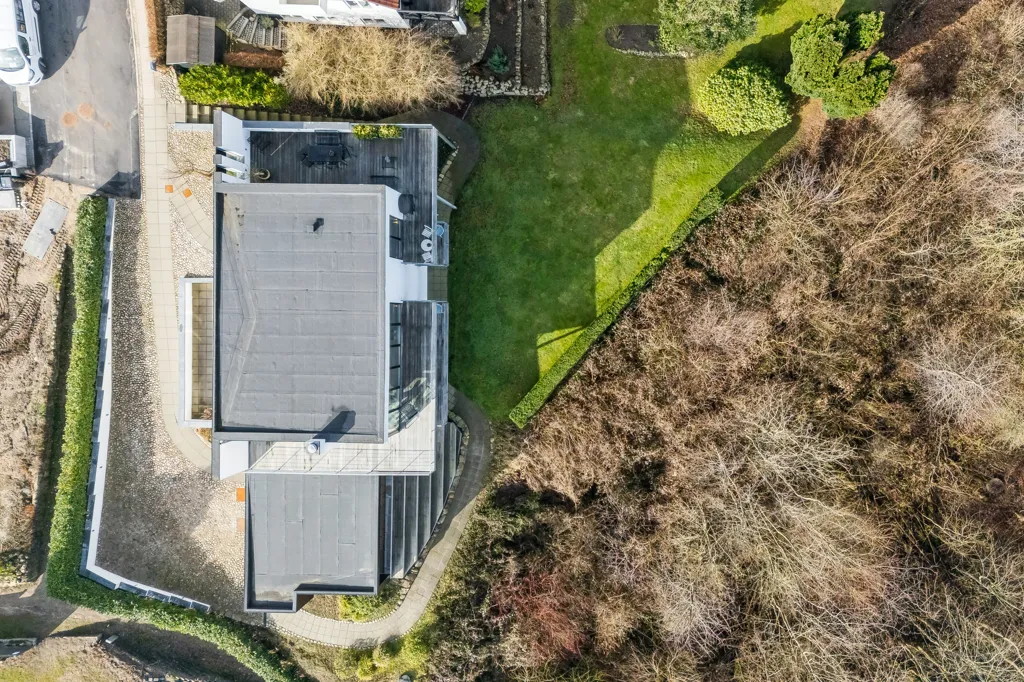 Vue aérienne - Architect-Designed Villa in Vejle