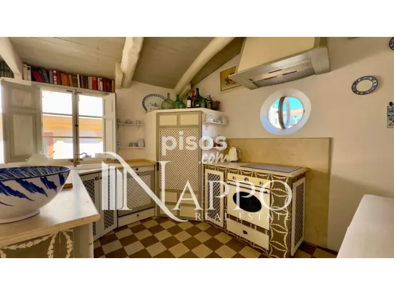 Köök - Chalet with Sea View Terraces in Palma