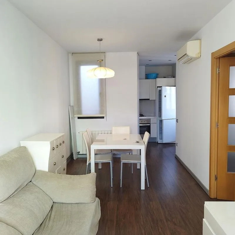Living Room - Furnished Flat with Balcony in El Clot