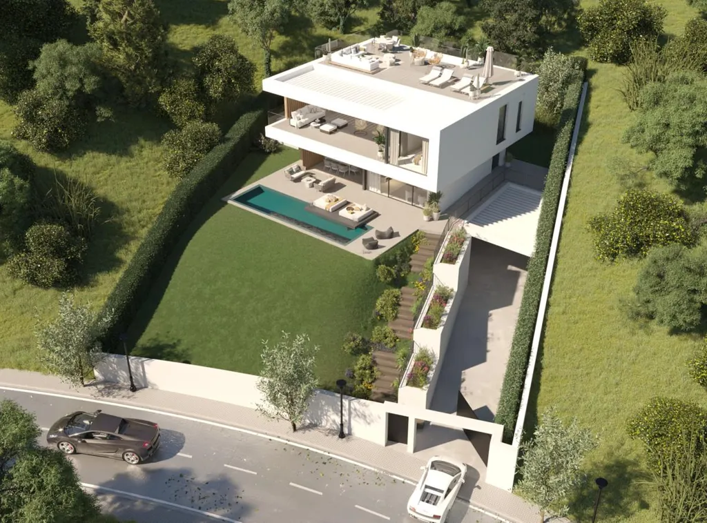 Õhuvaade - Contemporary Villa with Pool in Estepona