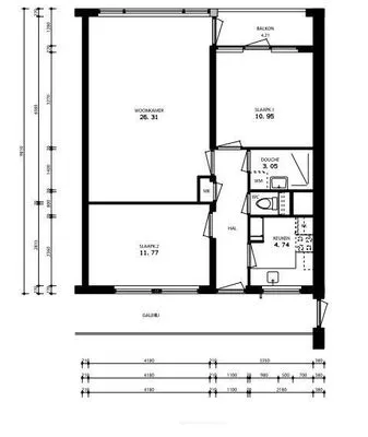 Plan - Apartment with Sea View in Zaandam
