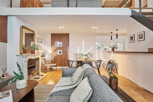 Séjour - Appartement de Luxe Rénové avec Ascenseur à Paris 5ᵉ