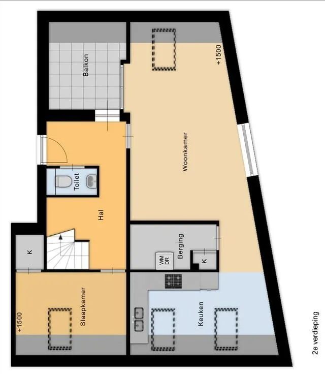 Appartement 2 chambres à Oostham