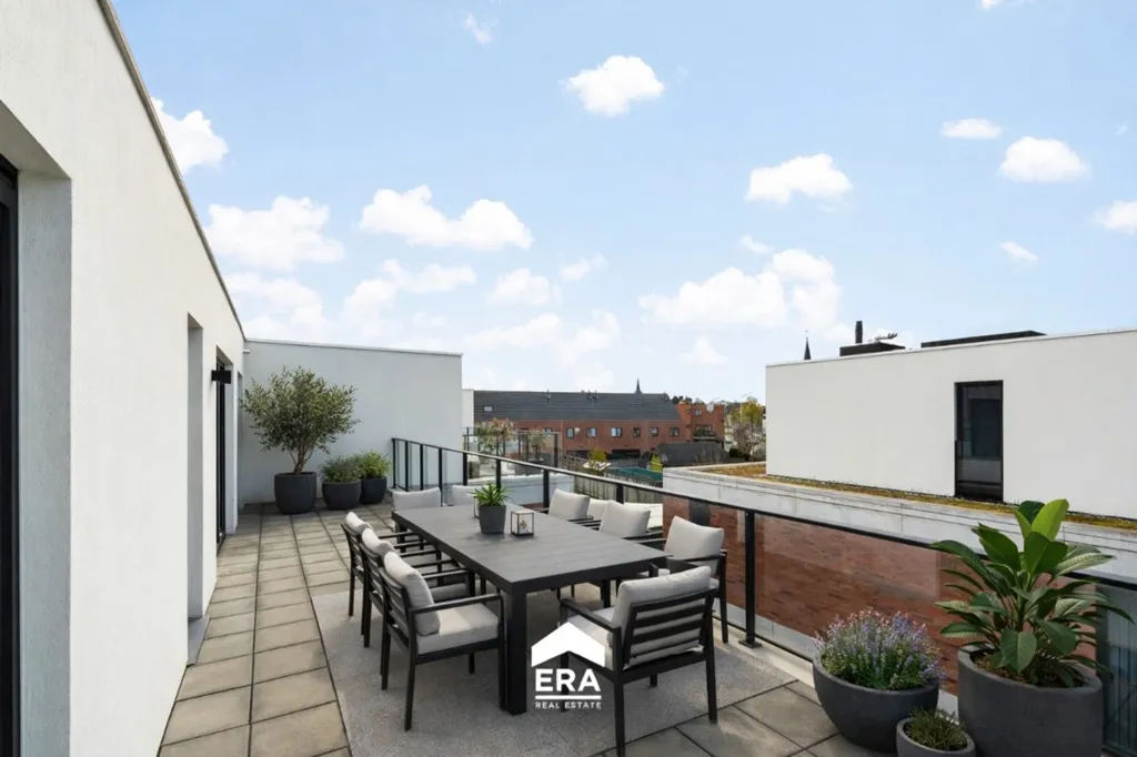 Terrasse - Appartement Neuf avec Terrasse à Eeklo