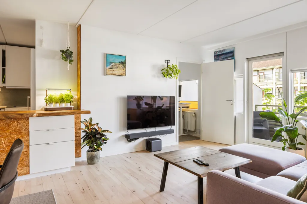Séjour - Apartment with Terrace in Smørumnedre