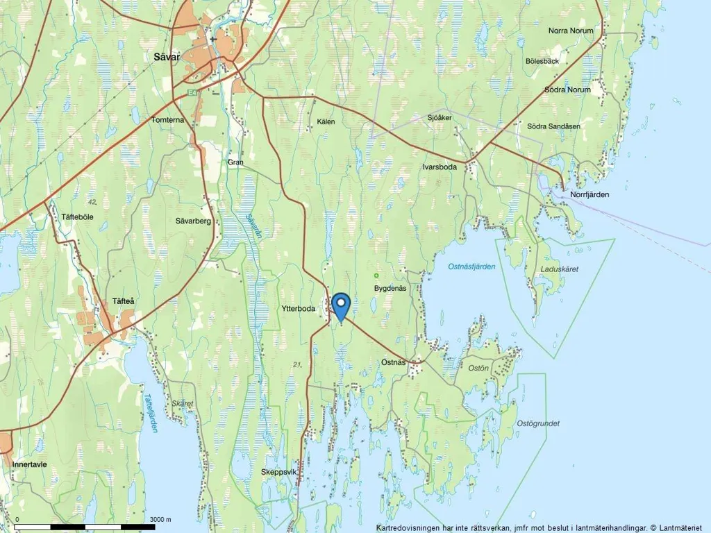 6-toaline maja asukohas Umeå kommun
