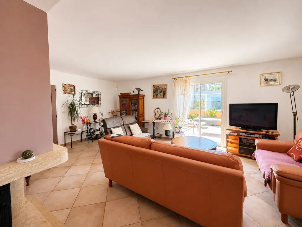 Séjour - Maison Vue Mer avec Terrasse au Quartier des Lones